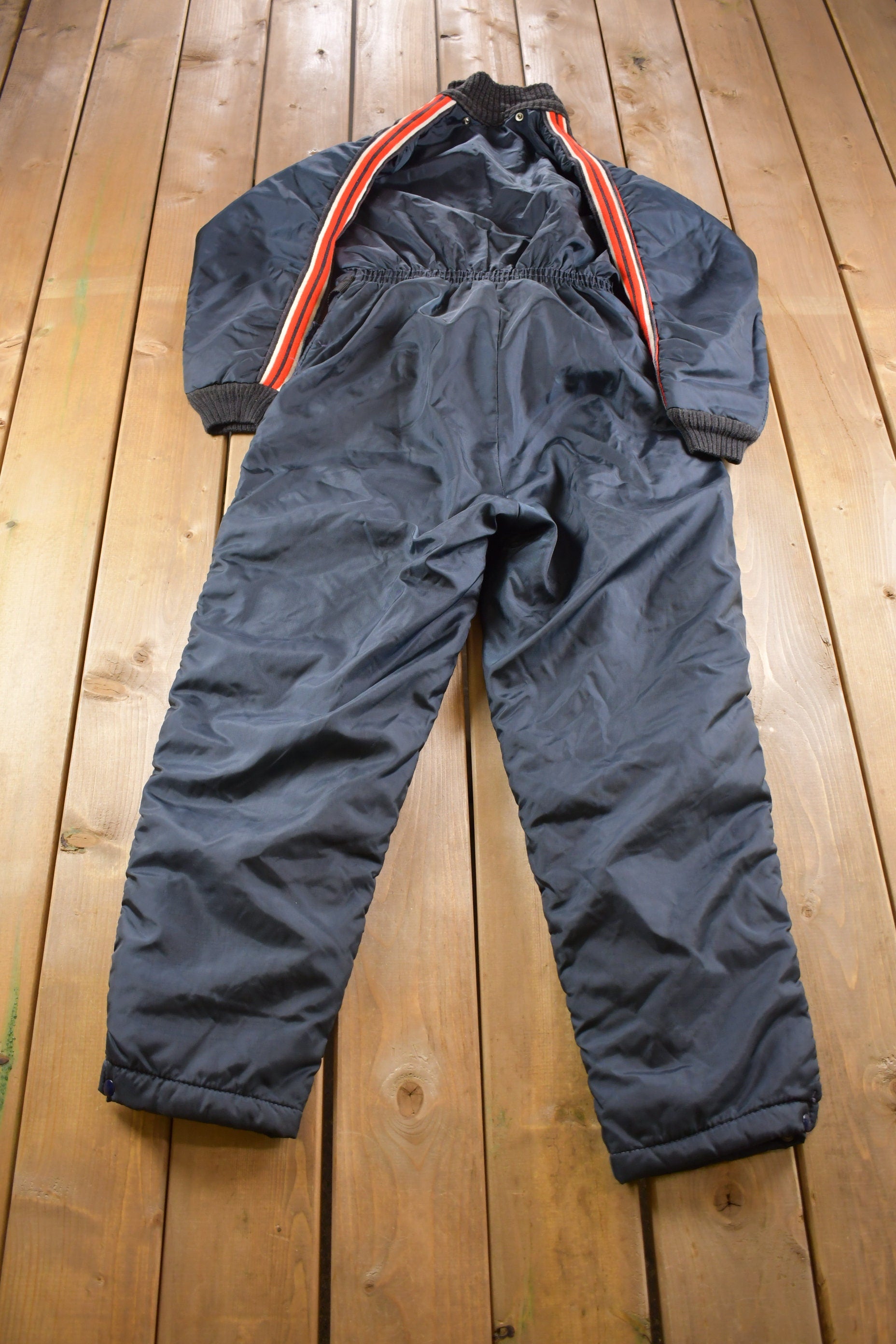 Vintage 1980s Snowmobile Jumpsuit Size Ladies Large