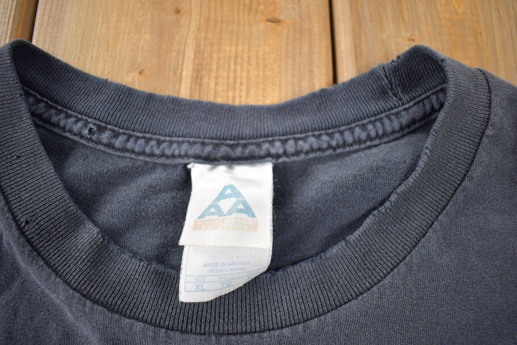 Vintage 2000s Rez Rides Black Graphic T Shirt