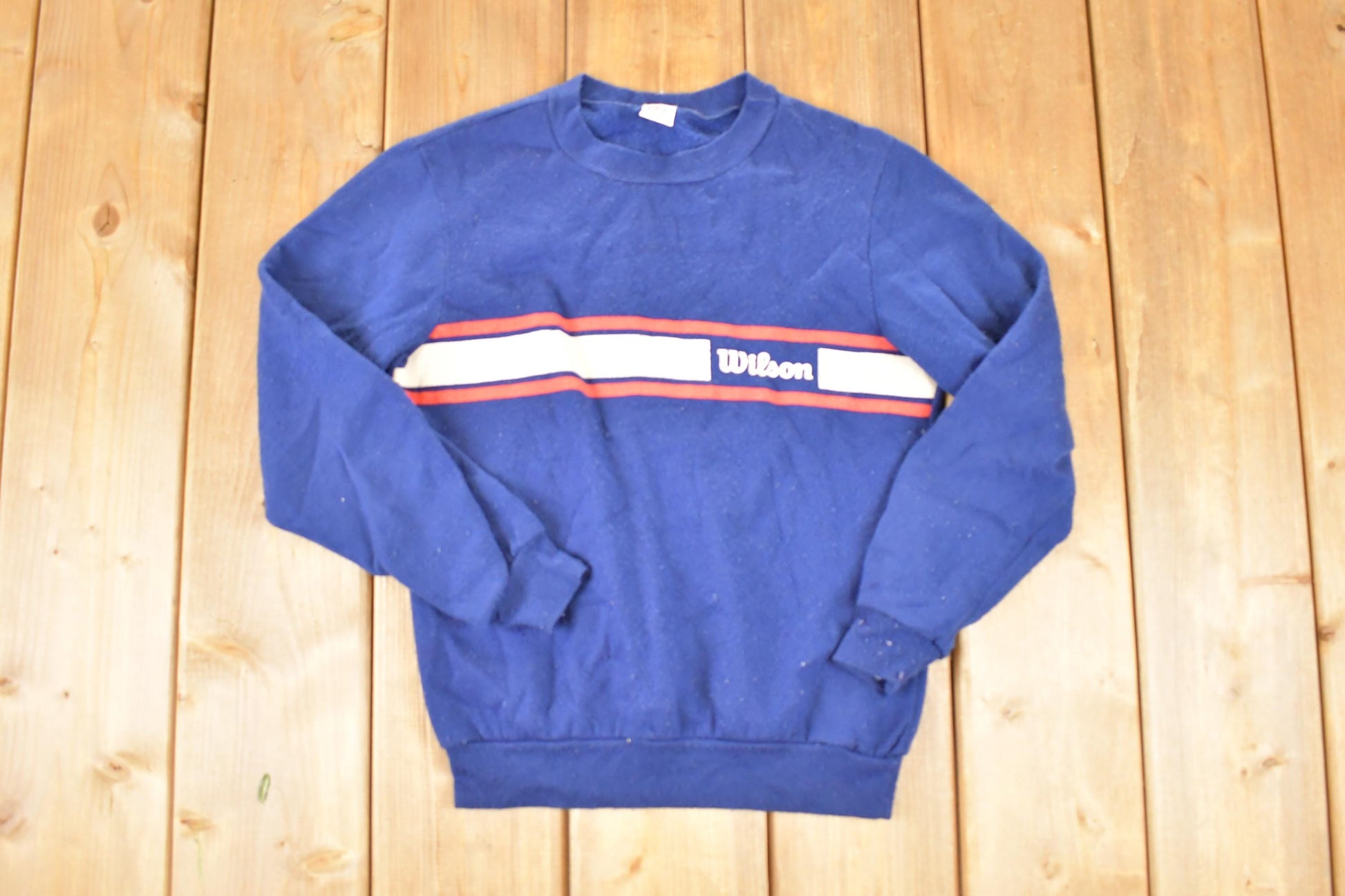 Vintage 1980s Wilson Crewneck Sweatshirt Youth L