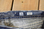 Vintage Deadstock Y2K Miss Me Bedazzled Low Rise Jeans Women's Size 26x31