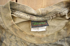 Vintage 1980s Forest Camo Liberty Realtree Long Sleeve Tee Shirt Made In USA