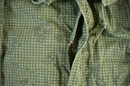 Vintage 1990s Military Parka Camo Jacket Men's Medium / Zip Up Hooded Coat / 90s Army Green / Army Jacket / Military Parka