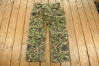 Vintage 1960s Saftbak Duck Camo Hunting Pants Men's 37 x 30 /
