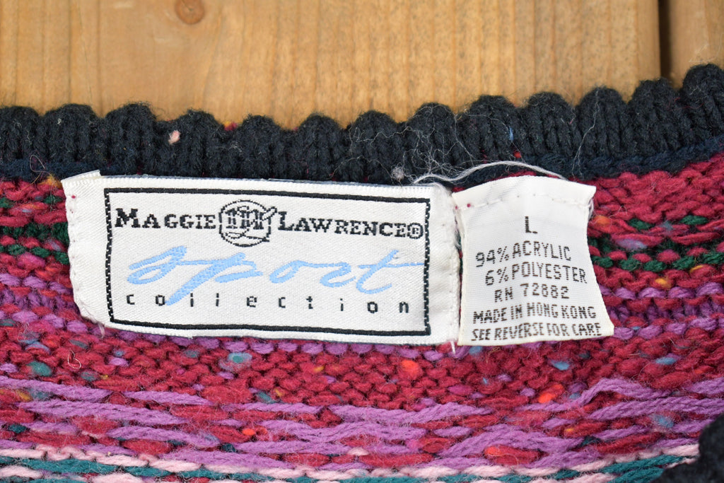 Vintage 1990's Maggie Lawrence Sport Knit Sweater