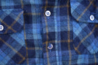 Vintage 1990s Kmart Plaid Wool Flannel Button Up Shirt