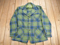 Vintage 1970s Pendleton Plaid Button Up Blazer Jacket Size L