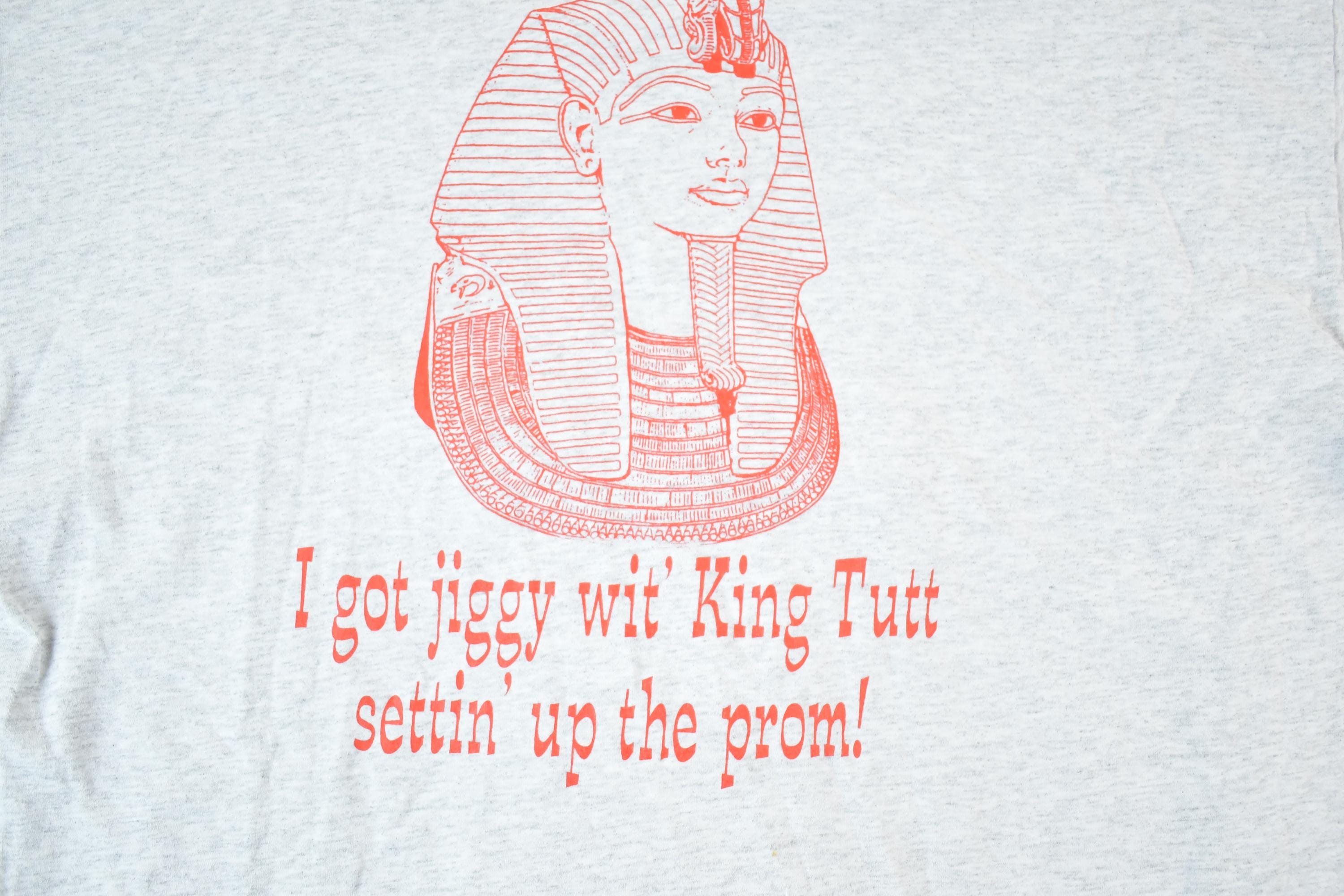 Vintage 1998 Prom Committee Souvenir King Tut T-Shirt Mens L