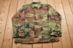 Vintage Military Button Up Shirt