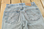 Vintage 1990s Levi's 505 Regular Straight Fit Denim Blue Jeans Men's 32 x 29 / 90s Levi's / Streetwear / Made in USA