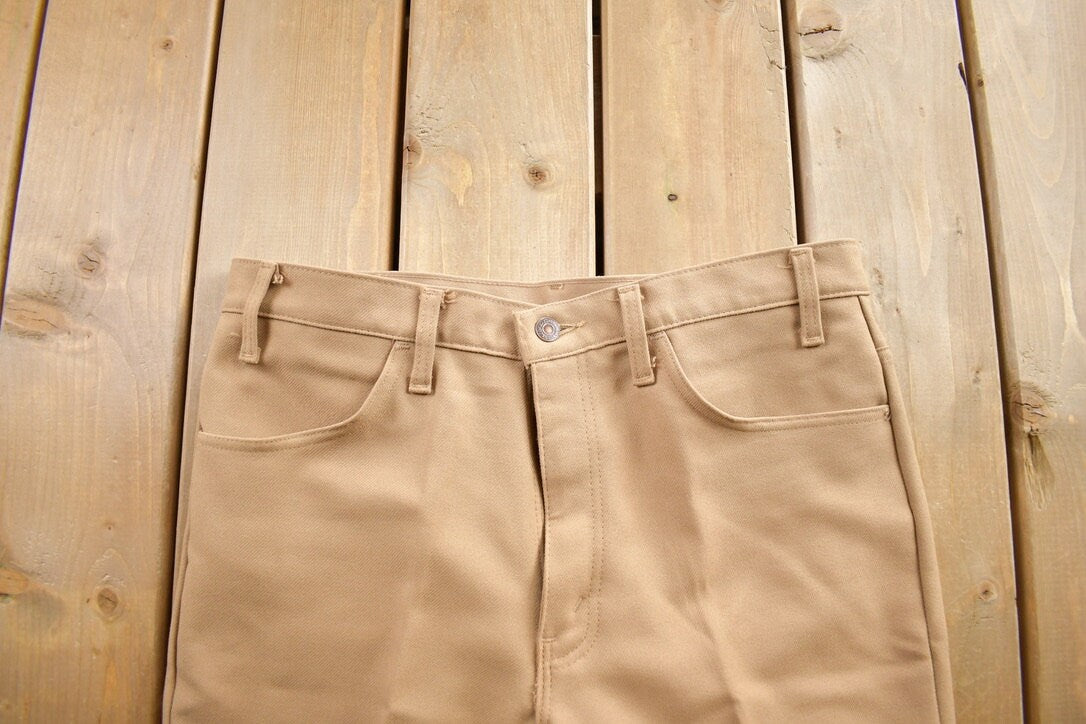 Vintage 1970s Levi's Khakis Made In USA Size 35x32