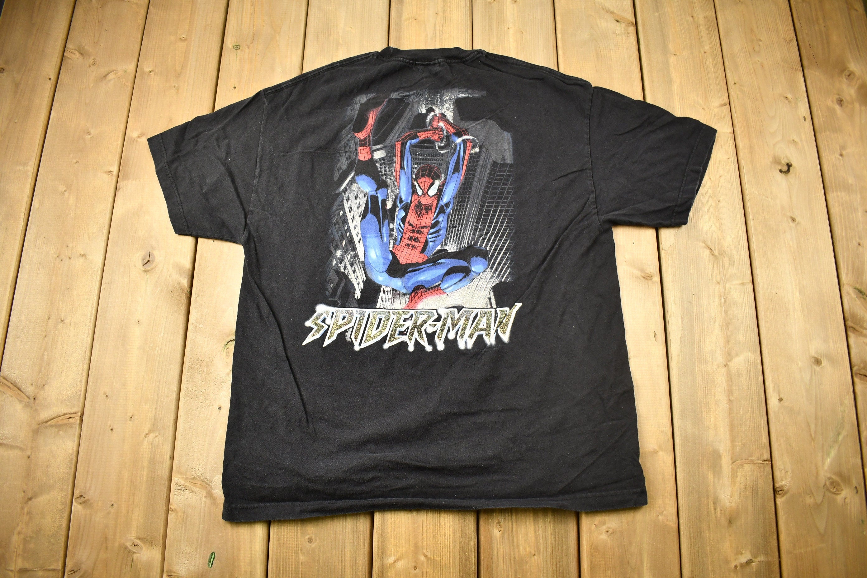 Vintage 2001 Spiderman Graphic Marvel Promo T-shirt