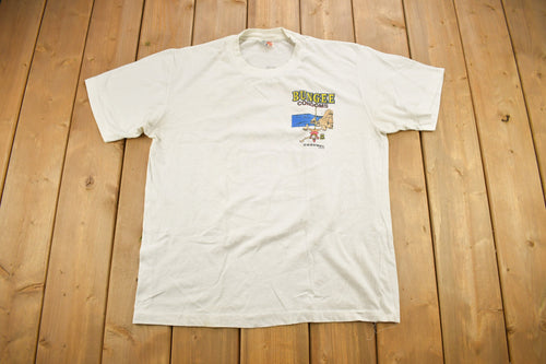 Vintage 1990s Bungee Condoms Cozumel Mexico Souvenir T Shirt / Streetwear / Single Stitch / Condom T shirt / Vacation Tee / Travel T Shirt