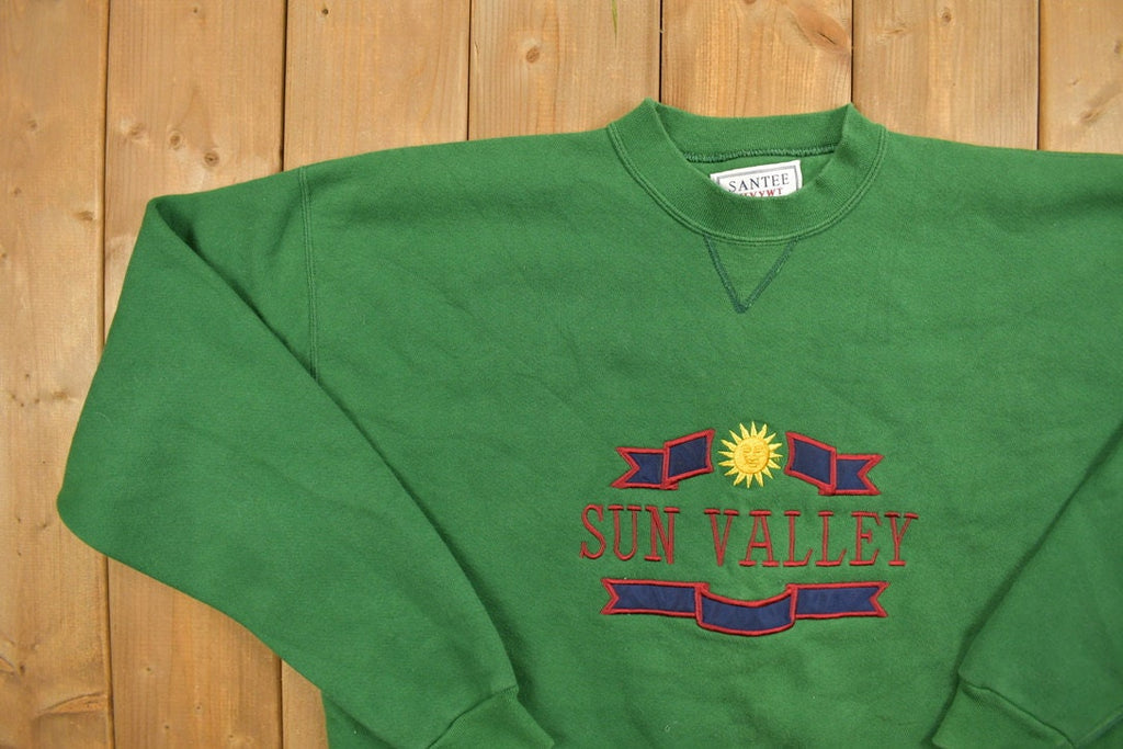 Vintage 1990s Sun Valley Embroidered Crewneck Sweatshirt