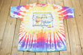 Vintage 1990s When Harry Met Jerry All Over Print Tie Dye Graphic T-Shirt