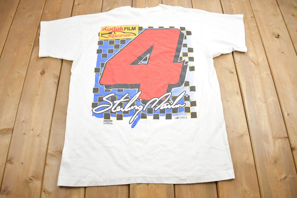Vintage 1997 Sterling Marlin NASCAR Racing T-Shirt Single Stitch