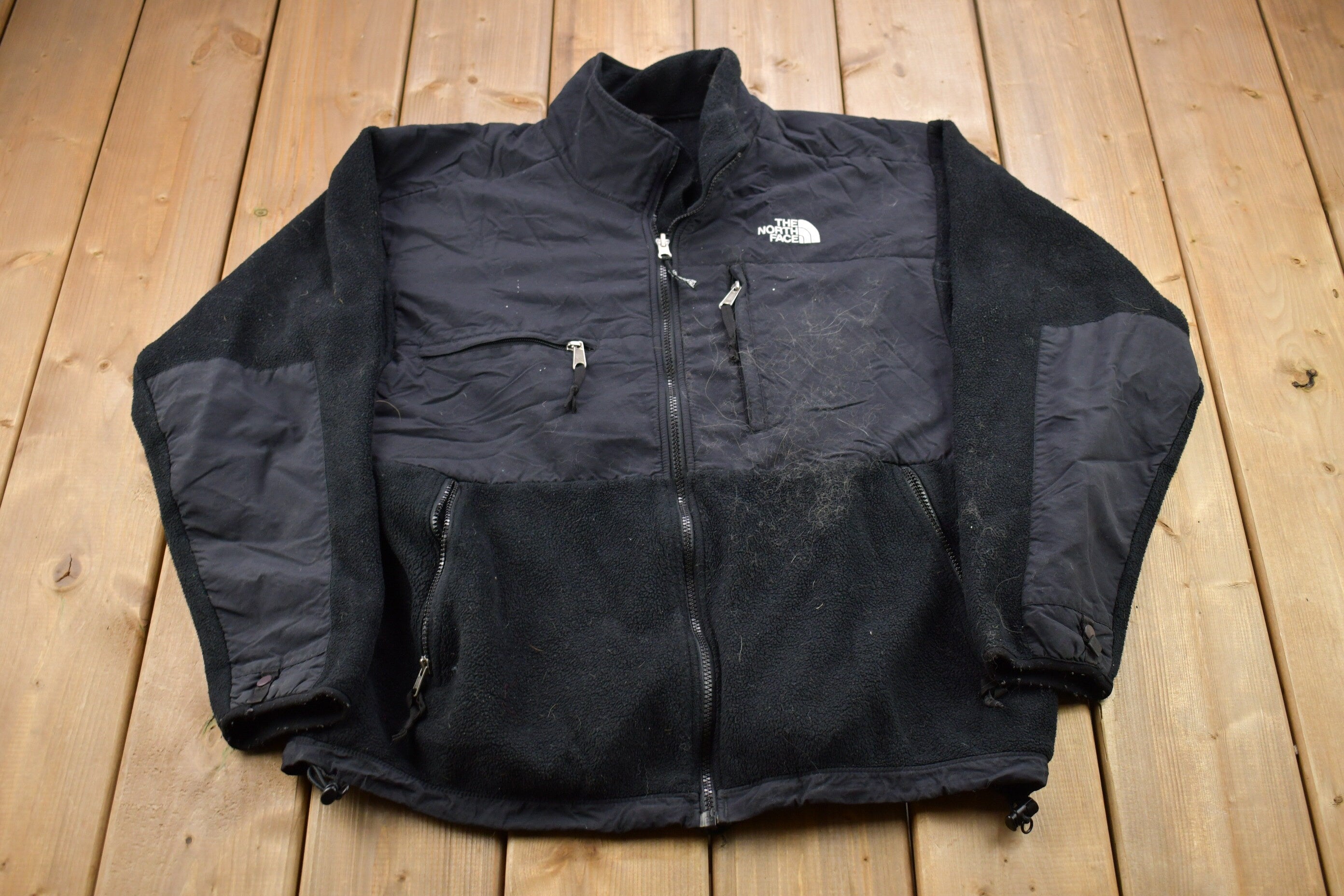 Vintage 1990s The North Face Denali Zip Up Fleece Sweater
