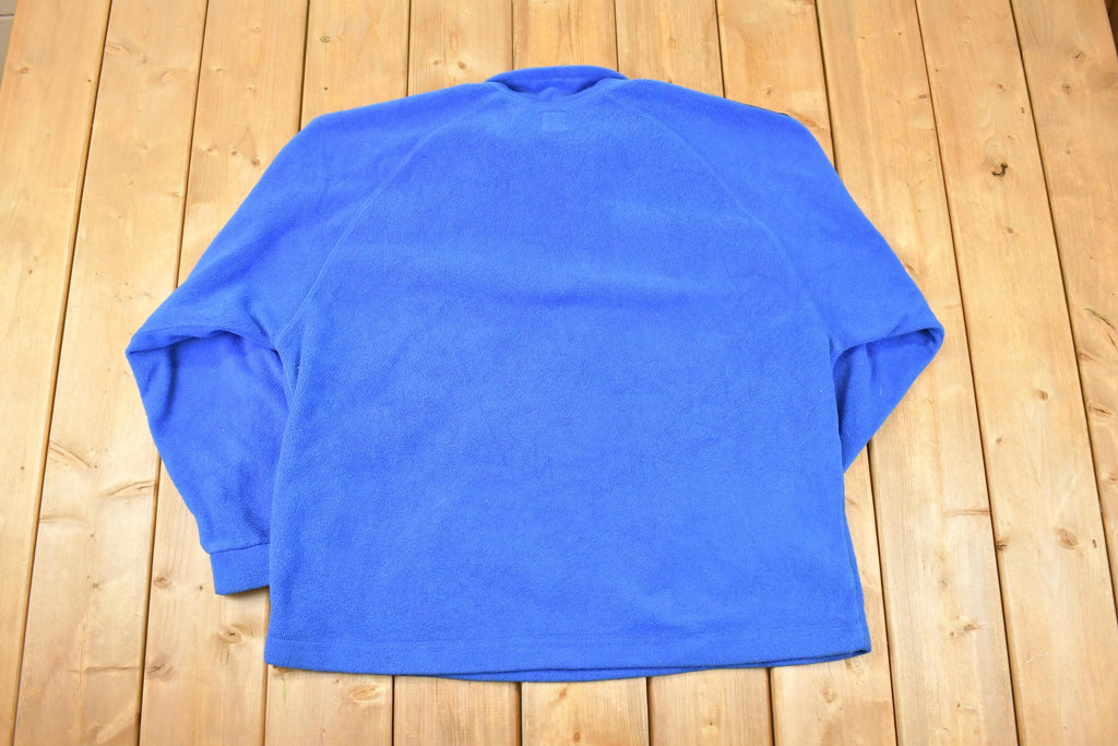 Vintage 1990s Gap Quarter Zip Fleece Outdoorsman Sweater Men's XL /
