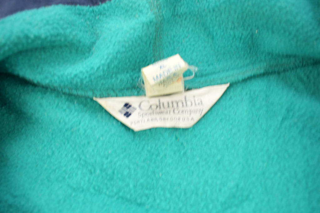 Vintage 1990s Columbia Sportswear Full Zip Fleece Sweater