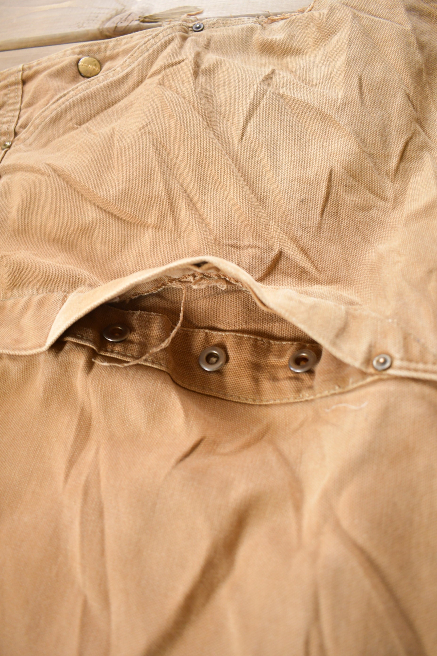 Vintage 1990s Carhartt Double Knee Overalls Size 38 x 28