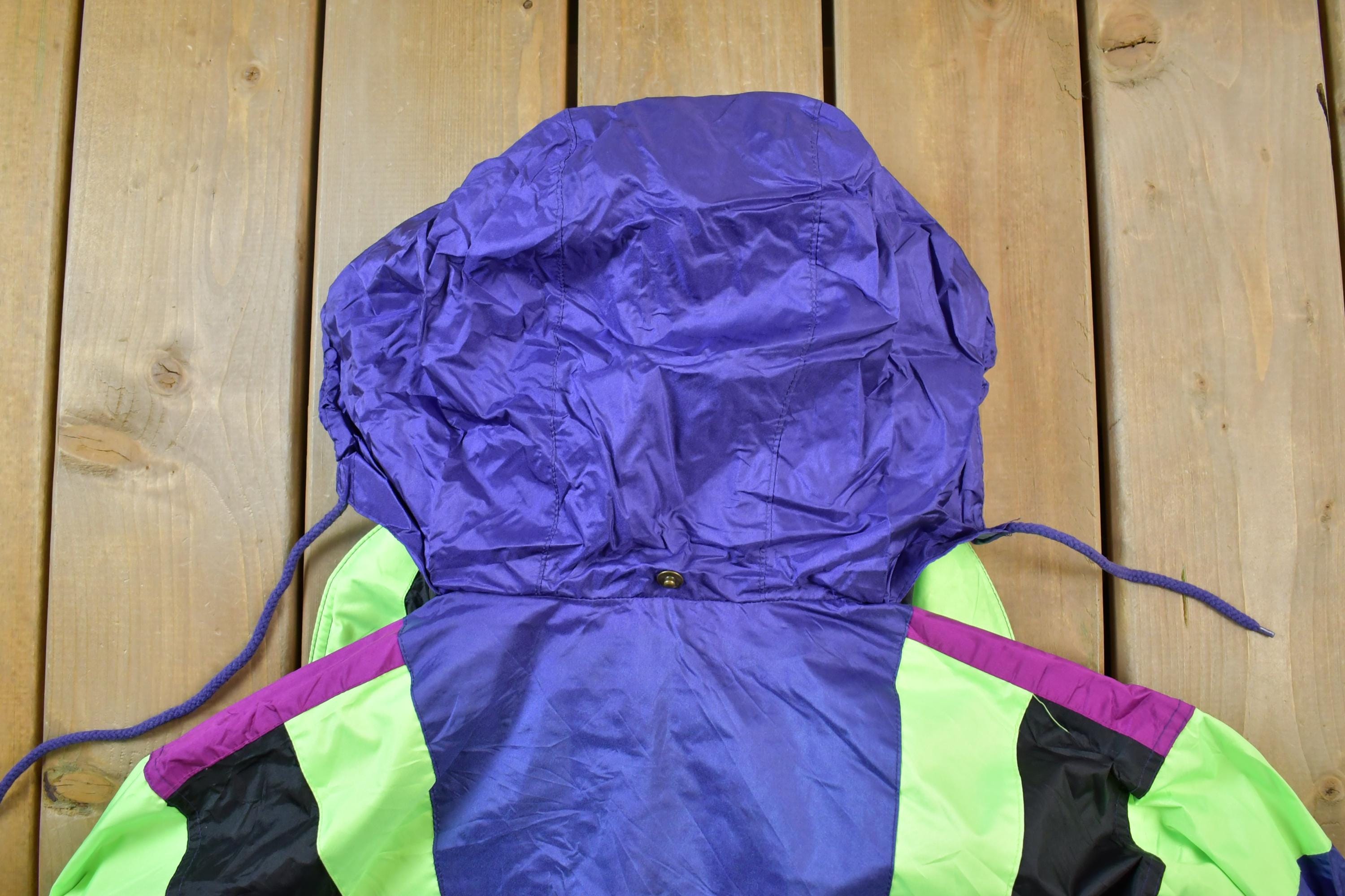Vintage 1990s Sun Ice Discipline Neon Puffer Ski Snowboard Jacket
