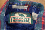 Vintage 1980s Pine Grove Quilted Plaid Button Up Shirt