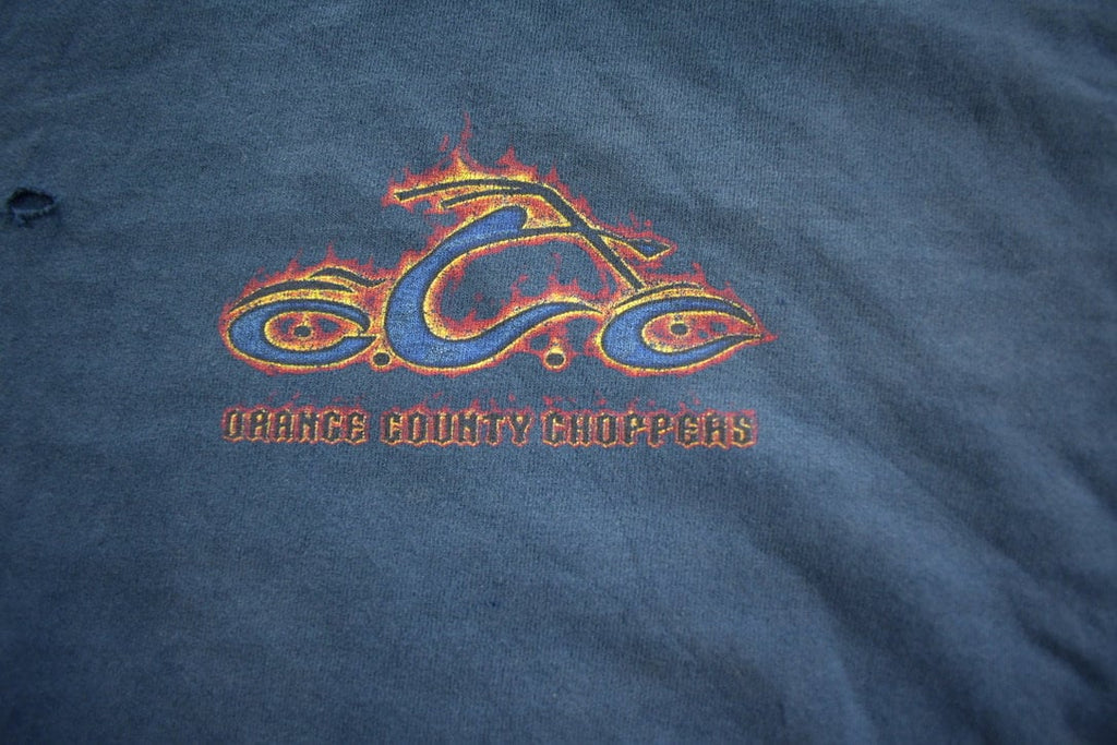 Vintage 2000s Orange County Choppers Distressed T Shirt Made In USA