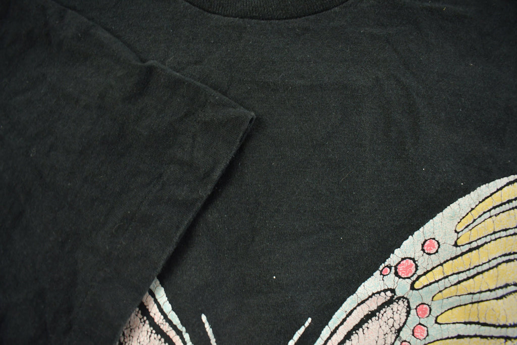 Vintage 1990s Jamaican Butterfly Travel T-Shirt