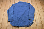 Vintage 1980s Carhartt Denim Button Up Shirt