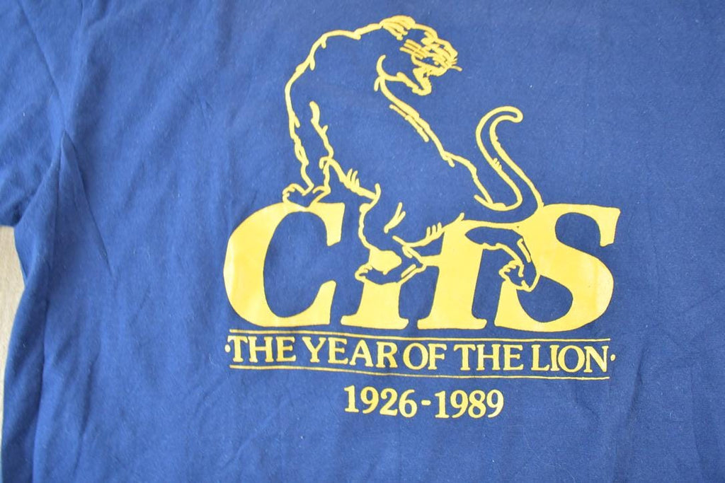 Vintage 1989 Year Of The Lion Souvenir Single Stitch Graphic Print T-Shirt Made In USA