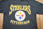 Vintage 1998 Pittsburgh Steelers National Football League Graphic T-Shirt
