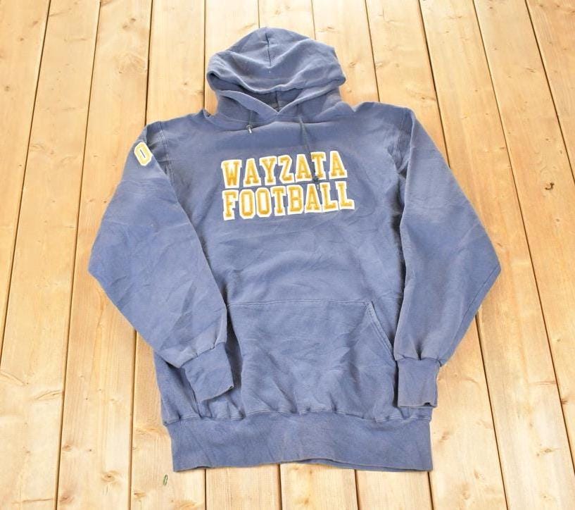 Vintage 1990s Wayzata University Crossgrain Hoodie Sweater Men's XXL