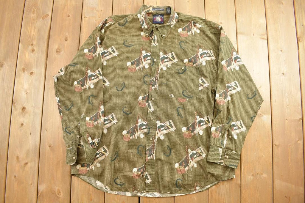 Vintage 1990s SALTY DOG Button Up Shirt