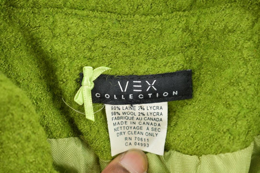 Vintage 1990s Vex Collection Wool Blazer Button up