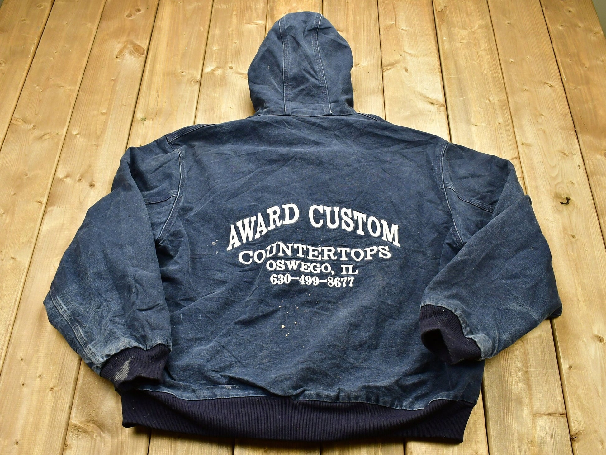 Vintage 90s Carhartt Embroidered Work Jacket /