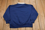 Vintage Sunny Meadow Farm Graphic Collared Sweatshirt