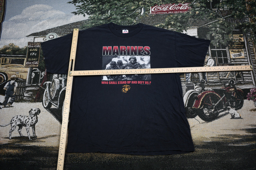 Vintage 2000 Marines Graphic T Shirt