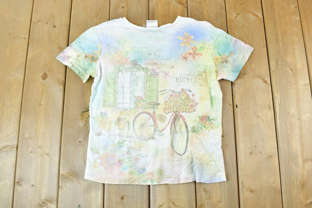 Vintage 1990s Morning Sun Bicycle Single Stitch T-Shirt