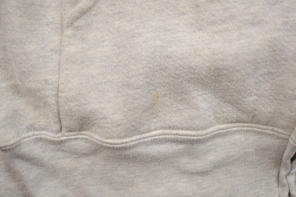 Vintage 1990s Blank White Zip Up Hoodie