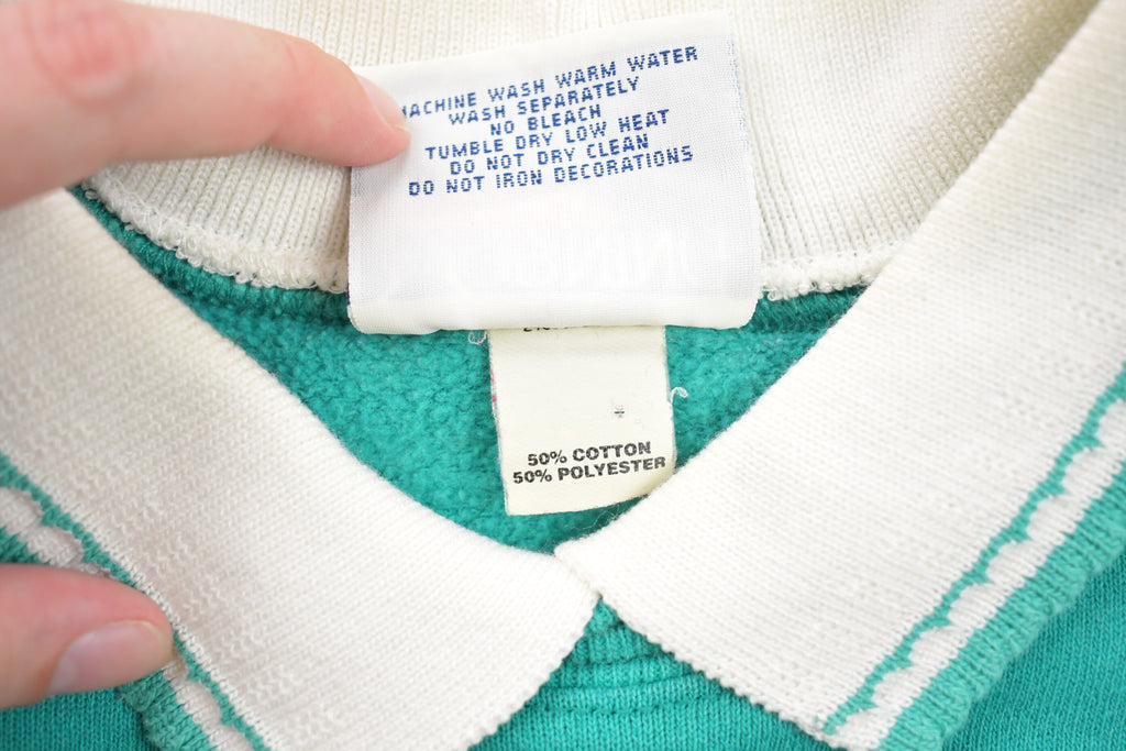 Vintage 1990s Bird Theme Double Collar Crewneck Sweater