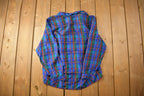 Vintage 1990s The Limited Plaid Flannel Button Up Shirt