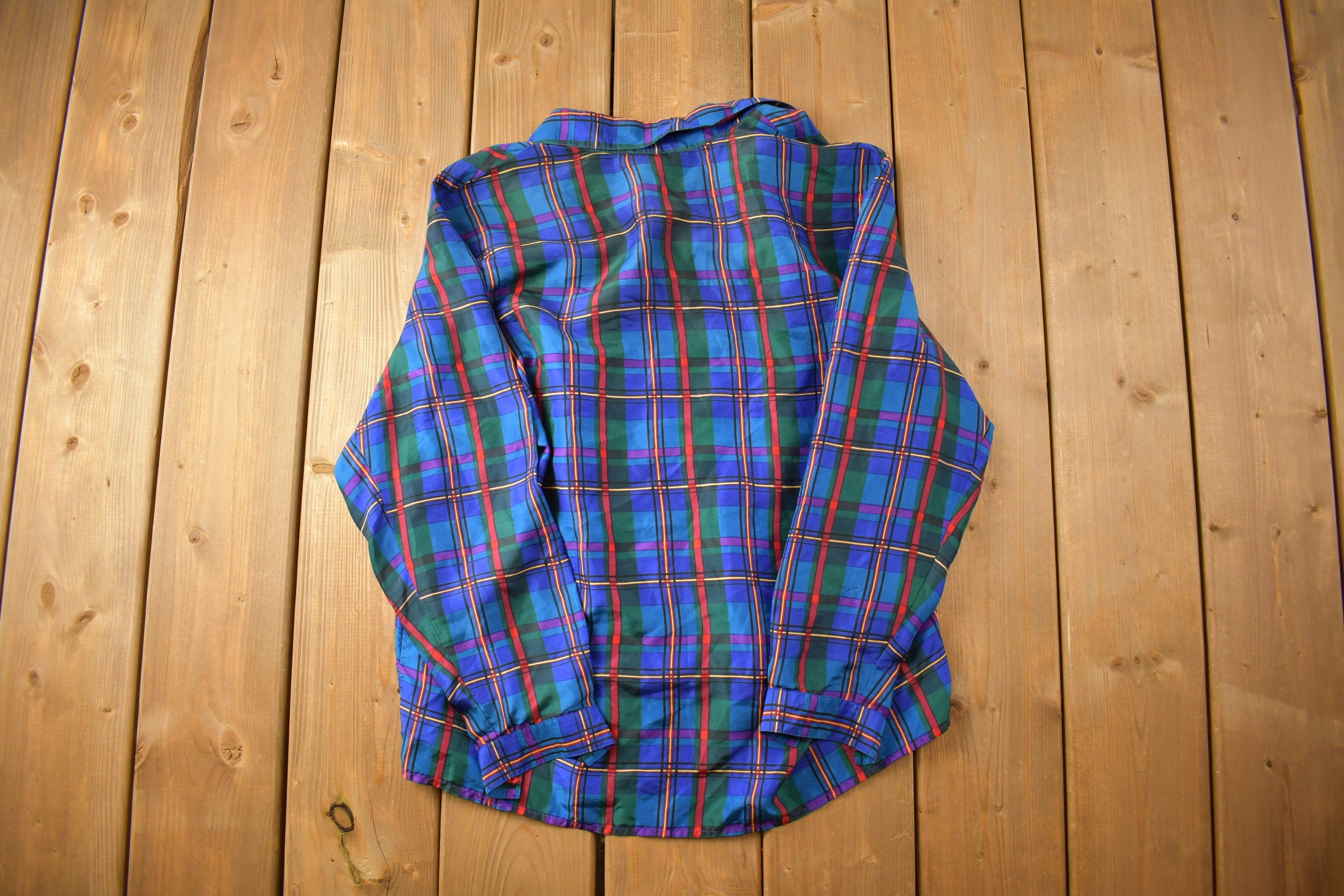 Vintage 1990s The Limited Plaid Flannel Button Up Shirt