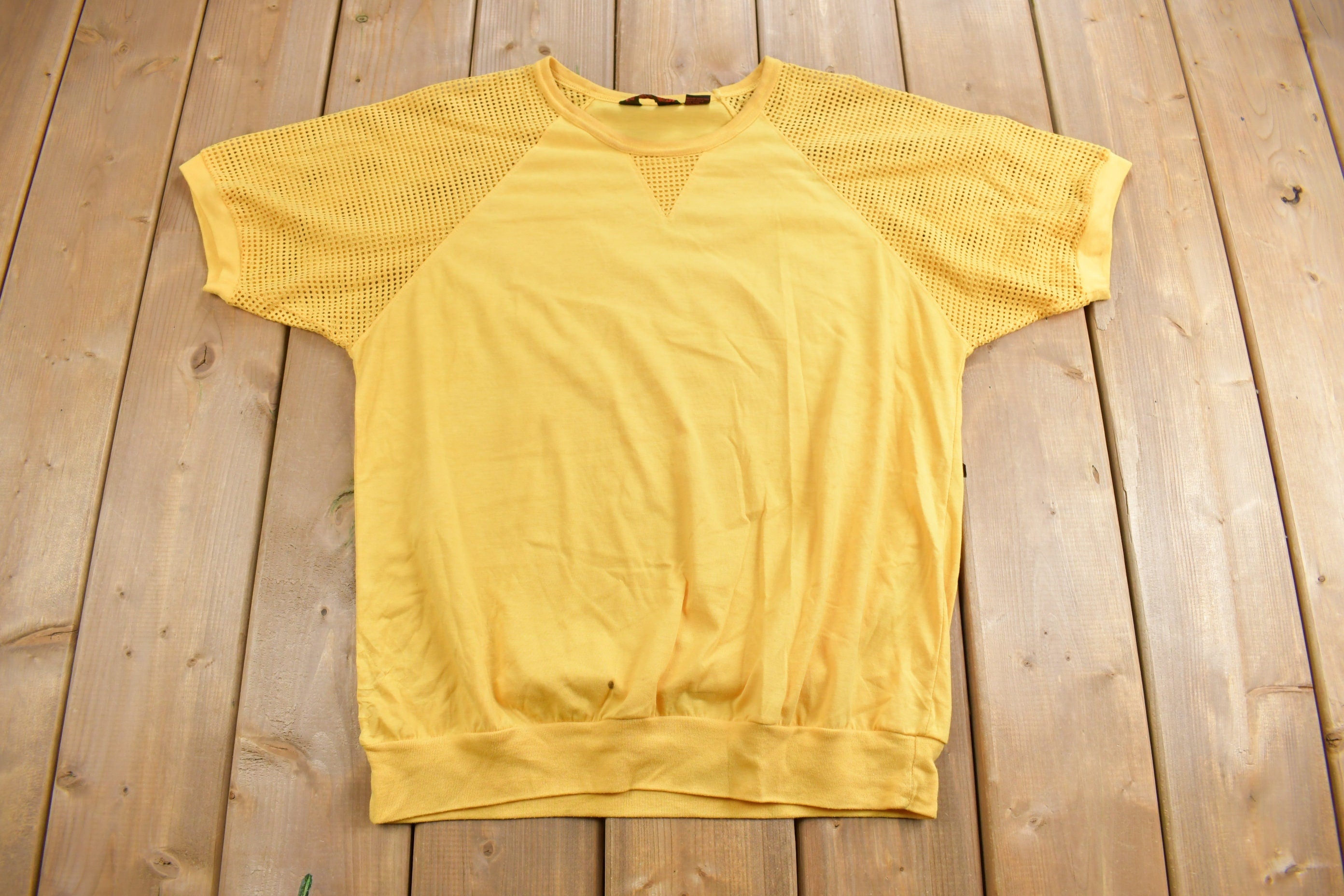 Vintage 1990s Sport Equipment Blank Jersey Style T Shirt
