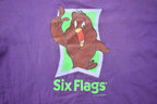 Vintage 1996 Six Flags Henry Hawk Looney Tunes T-Shirt