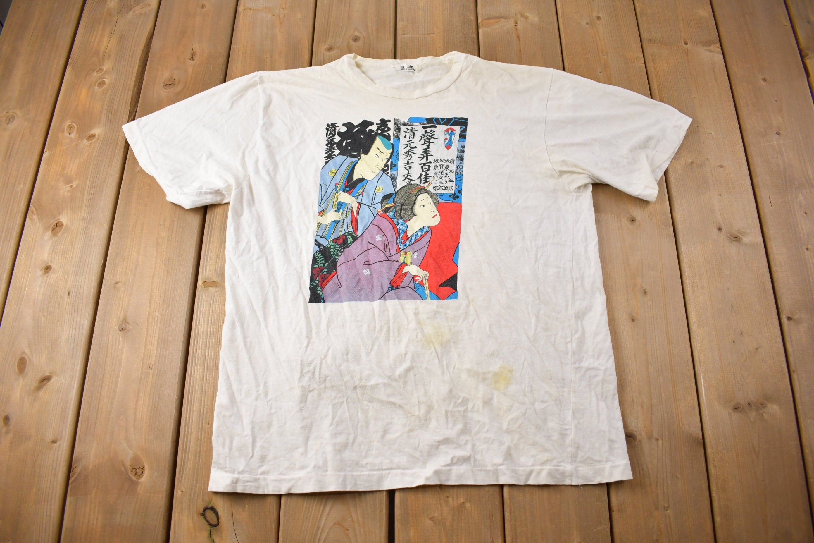 Vintage 1990s Japanese Graphic T Shirt