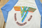 Vintage 1980 Van Halen Women and Children First Pyramids North American Tour Band Raglan T-Shirt Mens XS