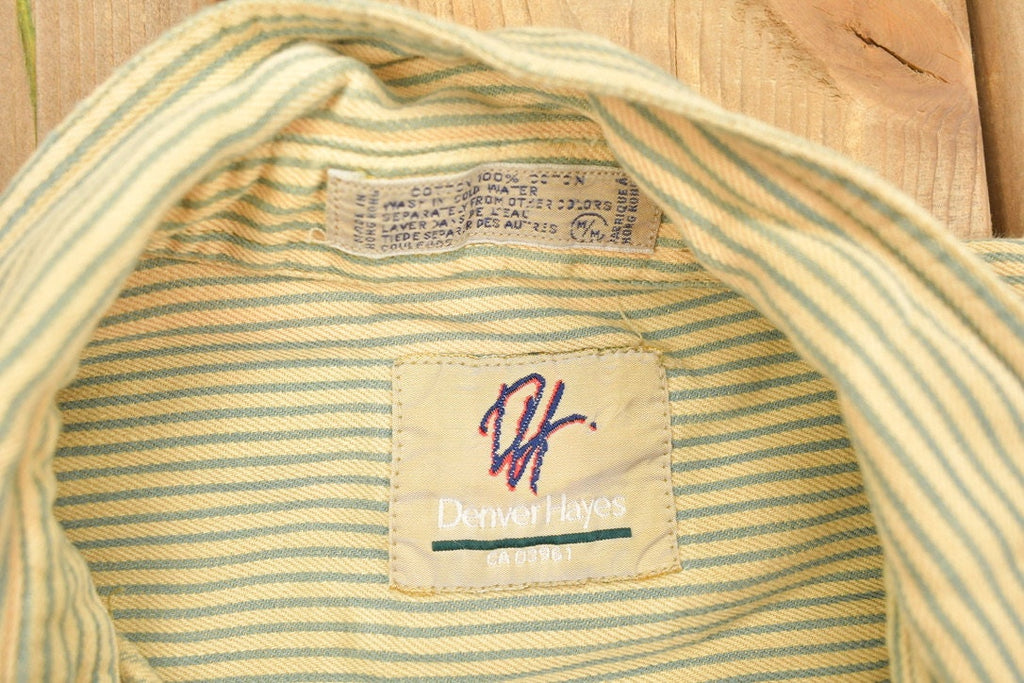 Vintage 1990s Denver Hayes Striped Button Up Shirt