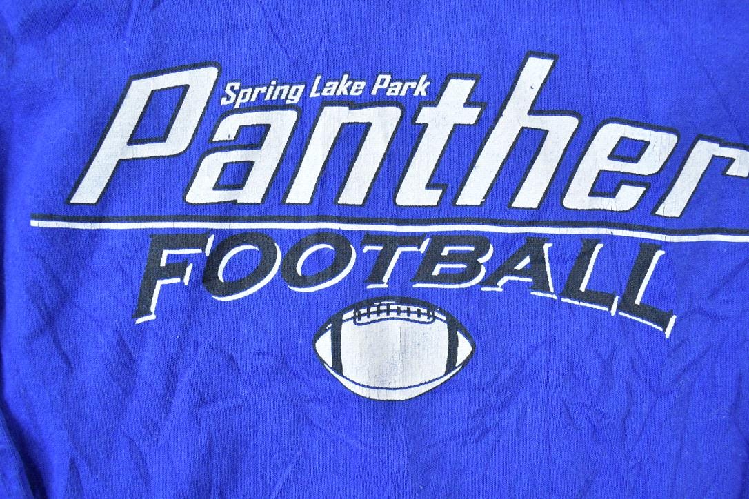 Vintage 1990s Russell Spring Lake Park Panther Football University Collegiate Crewneck