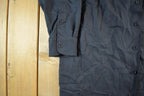 Vintage 1990s Lauren Ralph Lauren Silk Button Up Trench Coat Women's XL