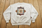 Vintage 1990s Queen of Hearts Crewneck Sweatshirt