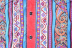 Vintage 1990s Wrangler Cowboy Cut Western Button Up Shirt Men's L